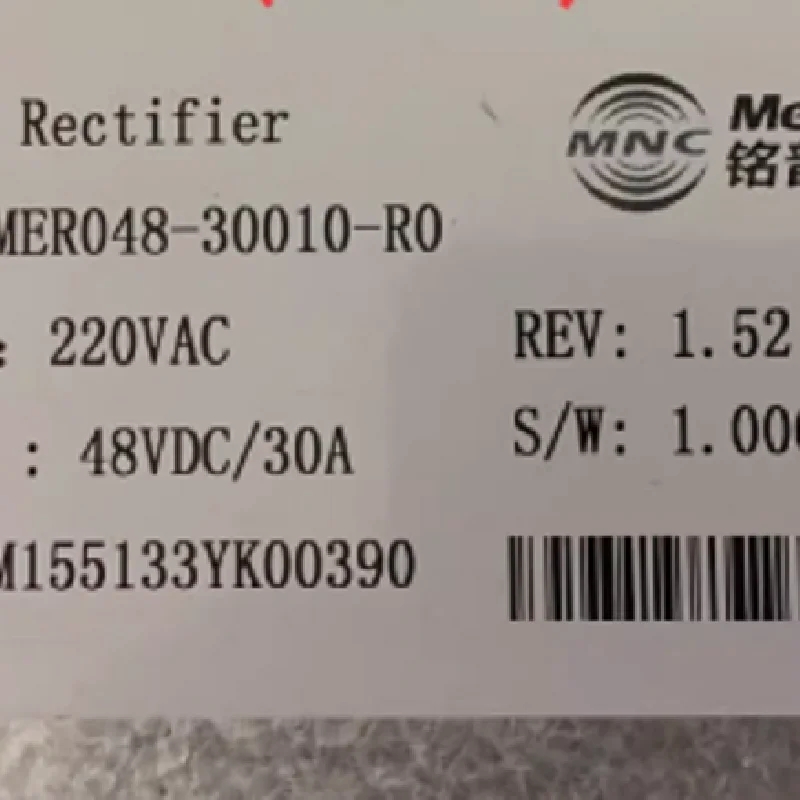 Rectifier MER048-30010-R0 48V 30A 220VAC ģ