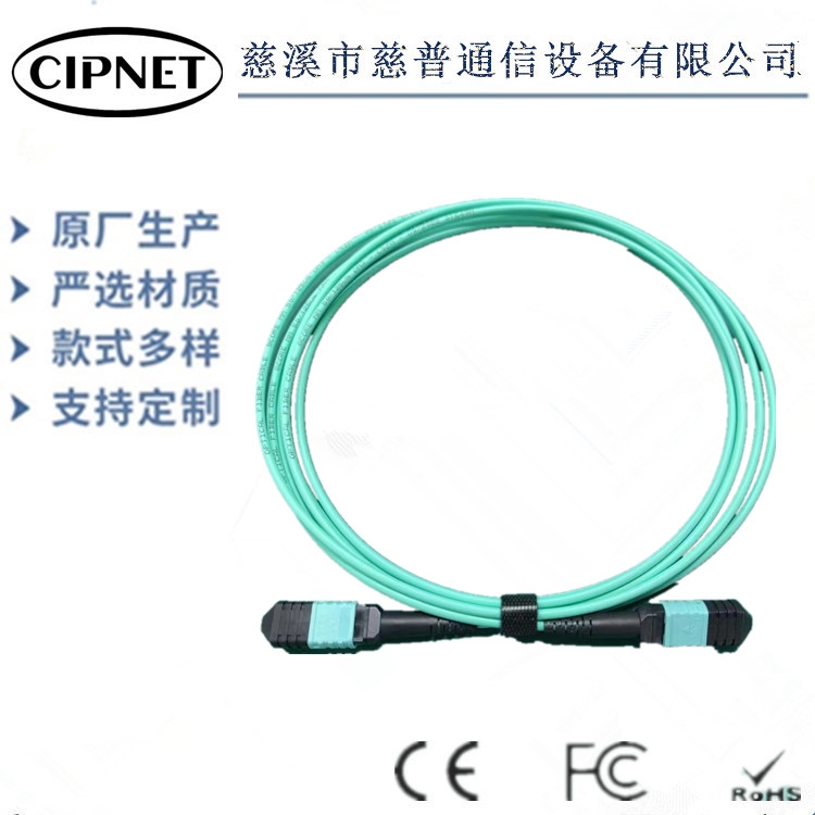 澳门供应24芯MPO/PC-MPO/PC万兆多模(OM3)主干光缆(母头-母头)铠装跳线CIPNET
